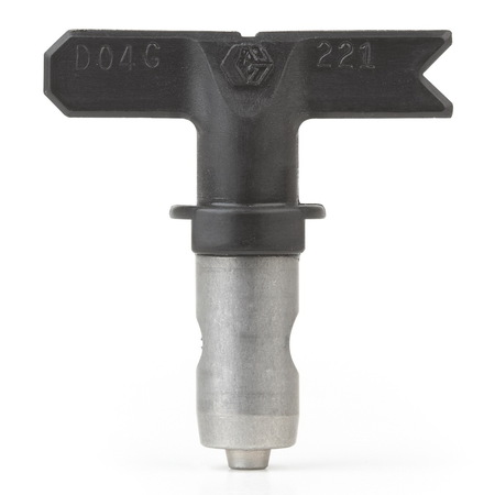 GRACO Spray Tip, 0.019 in Tip, Tungsten Carbide 221619